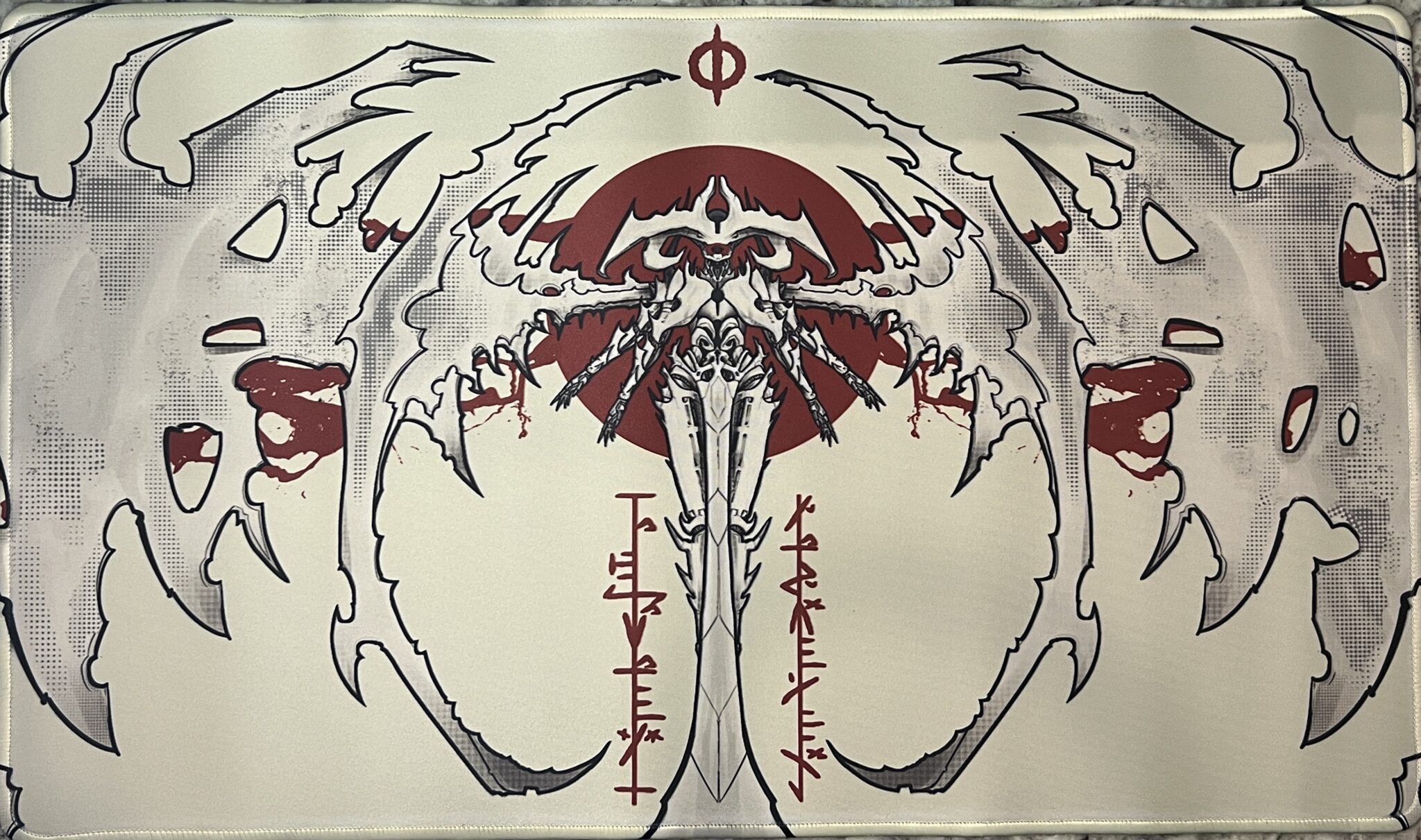 Atraxa Playmat 2mm Stitched Edges Pilfered Playmats